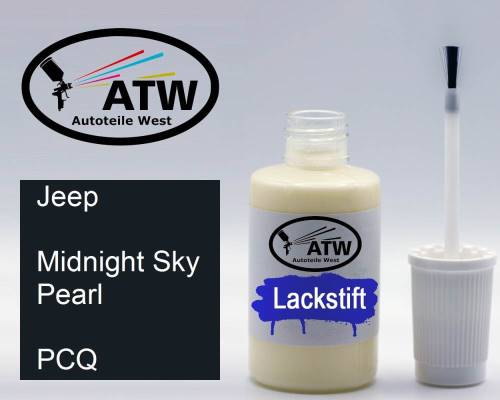 Jeep, Midnight Sky Pearl, PCQ: 20ml Lackstift, von ATW Autoteile West.